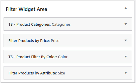 Product Category Filter